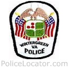 Wintergeen Police Department Patch