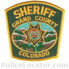 Grand County Sheriff's Department Patch