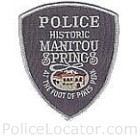 Manitou Springs Police Department Patch