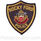 Rocky Ford Police Department Patch