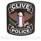 Clive Police Department Patch