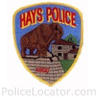 Hays Police Department Patch