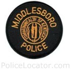 Middlesboro Police Department Patch