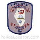Highland Park Police Department Patch