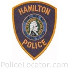 Hamilton Police Department Patch