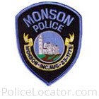 Monson Police Department Patch