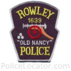 Rowley Police Department Patch