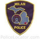 Milan Police Department Patch