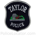 Taylor Police Department Patch