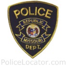 Republic Police Department Patch