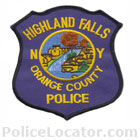 Highland Falls Police Department Patch