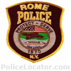 Rome Police Department Patch