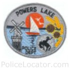 Powers Lake Police Department Patch
