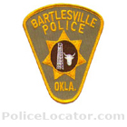 Bartlesville Police Department Patch