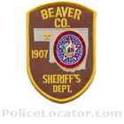 Beaver County Sheriff's Office Patch