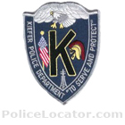 Kiefer Police Department Patch