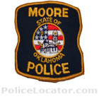 Moore Police Department Patch