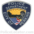 Perkins Police Department Patch