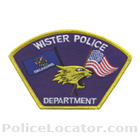 Wister Police Department Patch